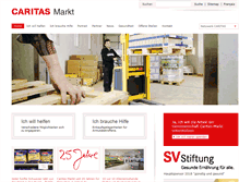 Tablet Screenshot of caritas-markt.ch